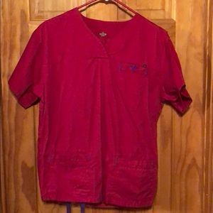 Med couture 2 piece scrub set .